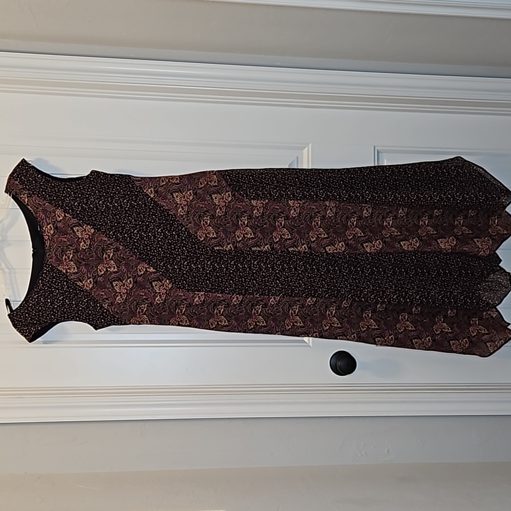 Positive Attitude Petite Paisley Floral Dress